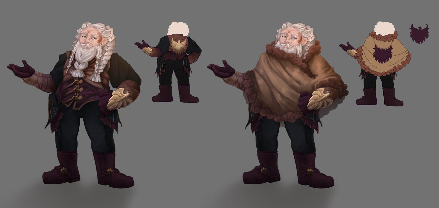 Fantasy Dwarf Costume Design Commission